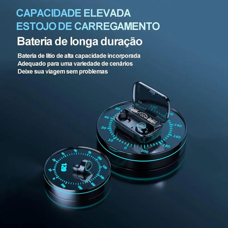 Fone Bluetooth EarFit Pro M10 [LANÇAMENTO 2025]