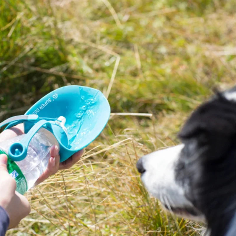 Garrafa de água portátil para animais